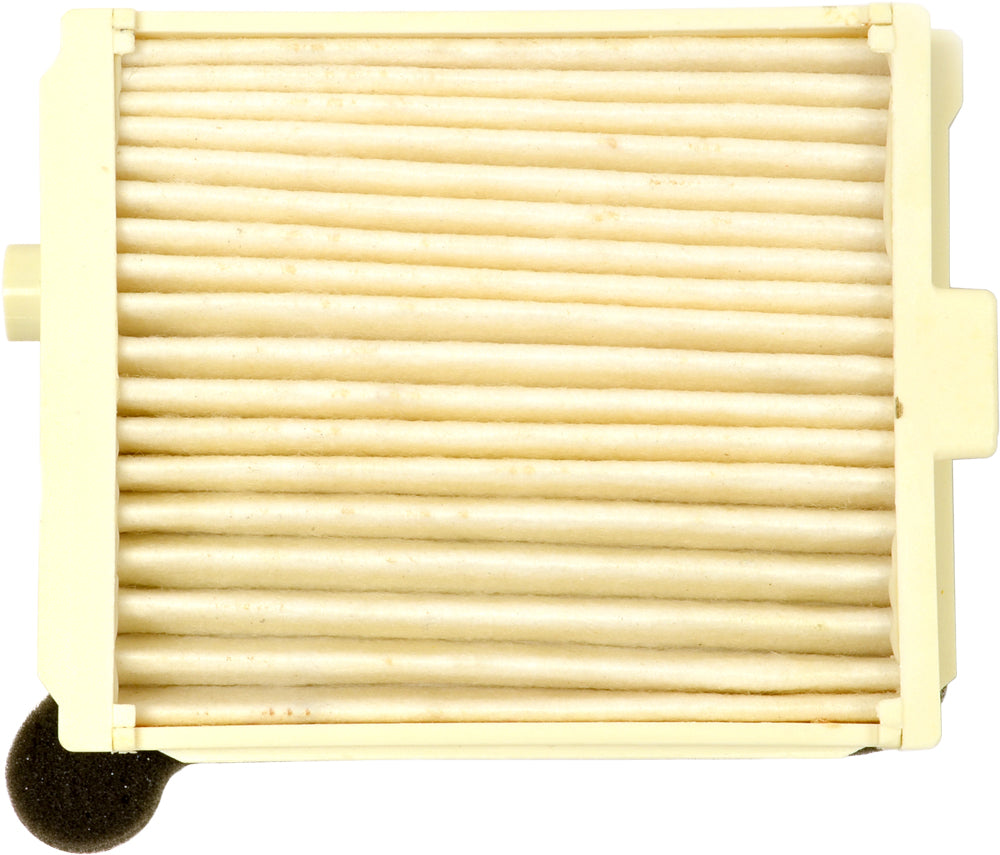 Emgo air filter 78-9629 for motorcycle engines, showing a new, clean rectangular air filter with pleated filter media.