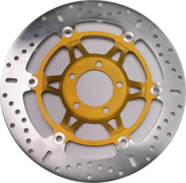 EBC Motorcycle Brakes standard brake rotor 15-3006X with vented design and metallic finish, suitable for motorcycle brake systems.
