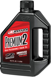 Maxima Premium 2 chemical bottle, 1-liter size, with label displaying product details and branding, on a white background.