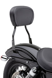 Cobra short sissy bar body in black, round design for Harley FXST/S/B 2007-2017 and 2006-2010 models, part 82-96595