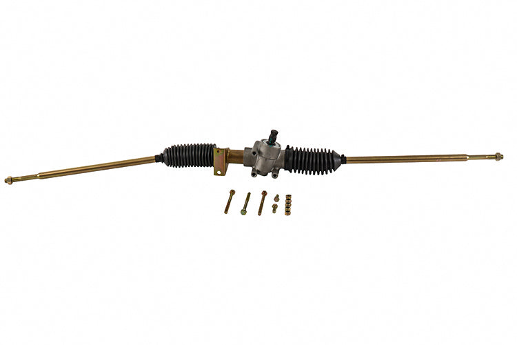 All Balls steering rack assembly Pol 251-4009 showing metal components and gear mechanism for vehicle steering system