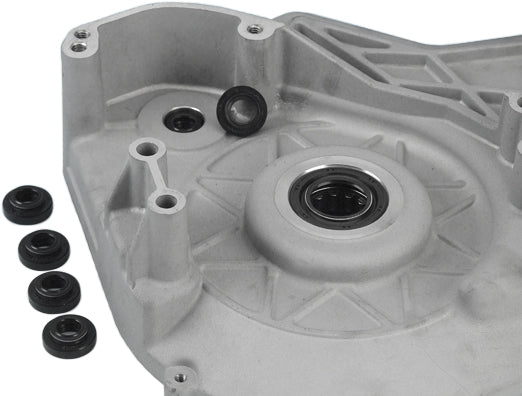 Set of five James Gasket double lip gasket seals for starter shafts on Big Twins motorcycle engines.