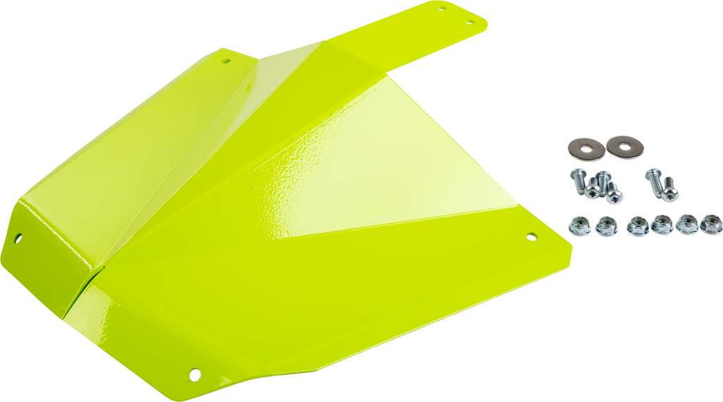 Straightline Performance Manta Green skid plate guard for Gen5 front bumper, showcasing durability and sleek design.