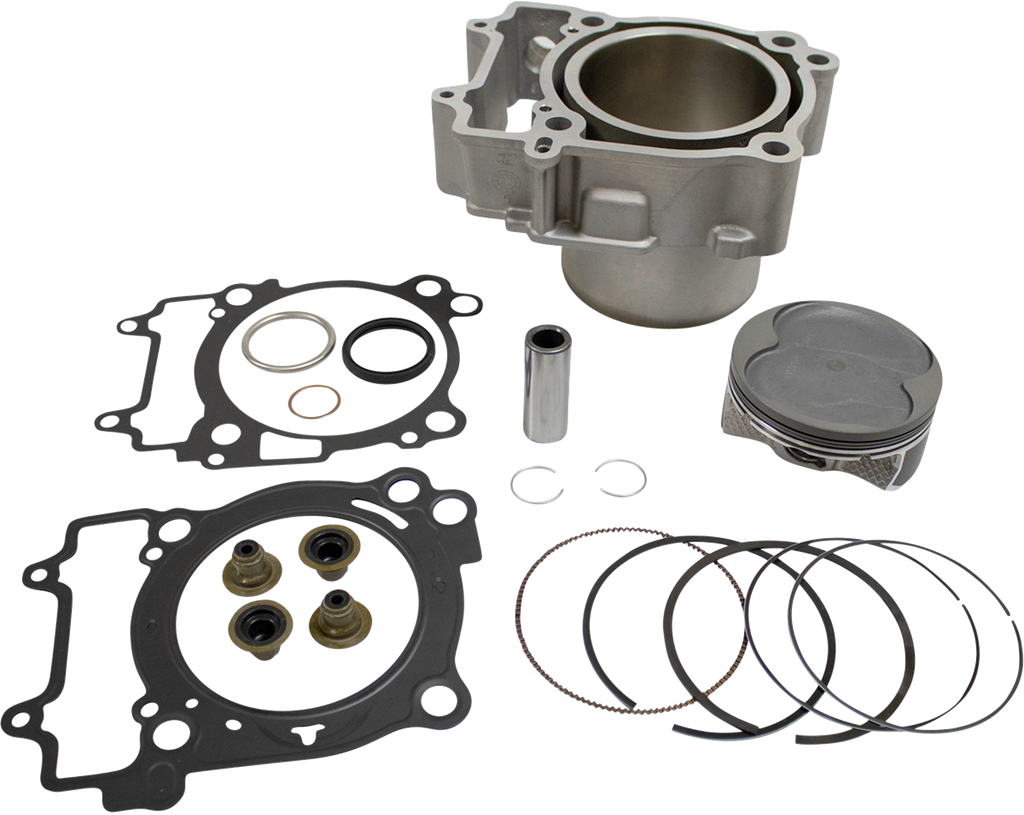 Cylinder Works standard bore engine cylinder kit with visible metal cylinder and gasket components.
