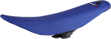 Load image into Gallery viewer, Blue Polisport Plastics racing seat for Yamaha models, showcasing a sleek ergonomic design and durable plastic construction.