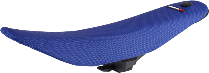 Blue Polisport Plastics racing seat for Yamaha, performance seat with ergonomic design and durable plastic construction.