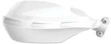 Load image into Gallery viewer, Polisport Plastics Nomad handguard in white with universal mount kit, designed for motorcycle protection.