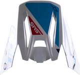 alpine star - S-M5 Action Visor White/Cyan/Blue - 482-94550