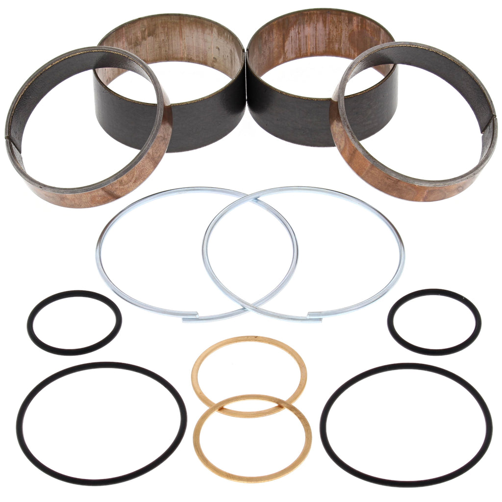 All Balls suspension fork bushing kit 23-86054 with multiple bushings for motorcycle fork suspension repair.
