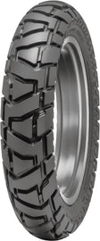 Dunlop Trailmax Mission rear motorcycle tire 150/70B17 69T bias-tubeless with tread pattern for off-road and on-road riding.