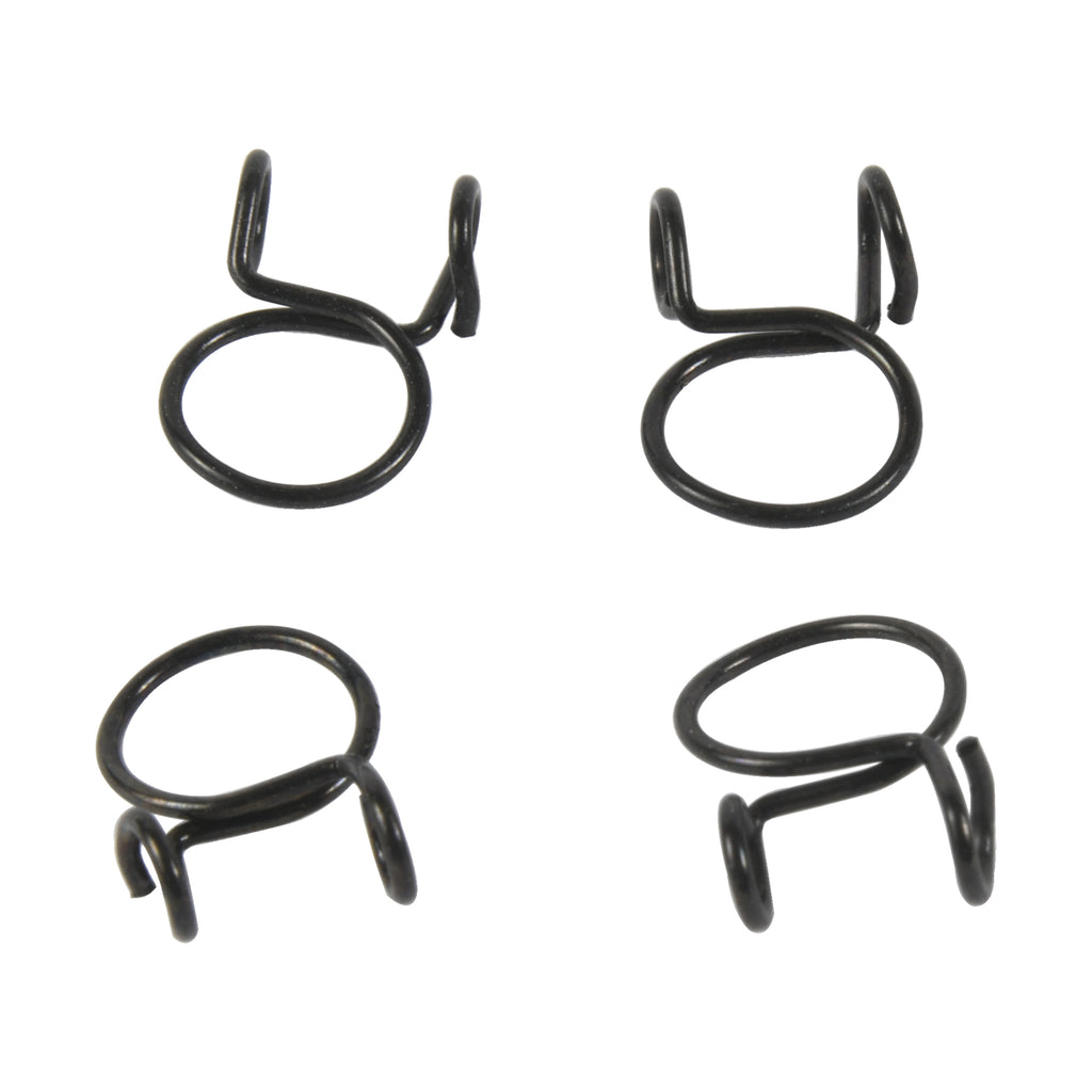 All Balls Hose Clamps Refill Kit for intake, carb, and fuel systems, includes four clamps for secure hose connections.