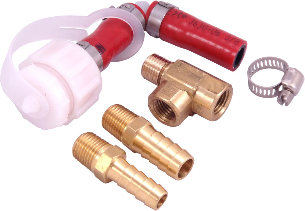 Atlantis Engine Flush Kit 18-0108 showing hoses, connectors, and cleaning components for engine maintenance.