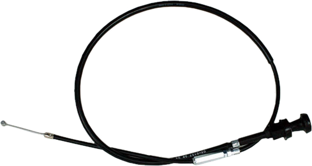 Motion Pro black vinyl choke cable 70-2157 for motorcycle or ATV control, featuring durable cable and fittings.