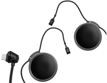 Charger l'image dans la galerie, Wireless UCLEAR helmet communication system with microphone and control unit for motorcycle or outdoor use.
