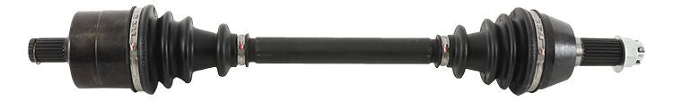 All Balls 8 Ball Extreme Axle Drive component for front suspension, showing the black metal axle with branding markings.