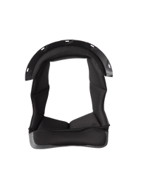 Alpine Star Sm7 Crown Pad in black, size small, with padded foam and adjustable straps for motorcycle helmet comfort.