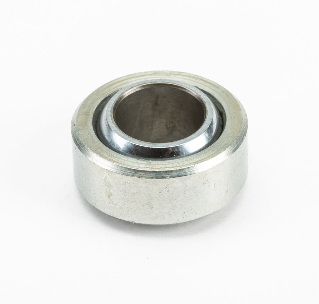 Fox Generation 1 Heim Joint replacement part for suspension, showing the metal joint with a black finish and mounting points.