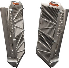 Load image into Gallery viewer, Enduro Engineering billet radiator guard for Beta motorcycles, durable metal protection with intricate design.