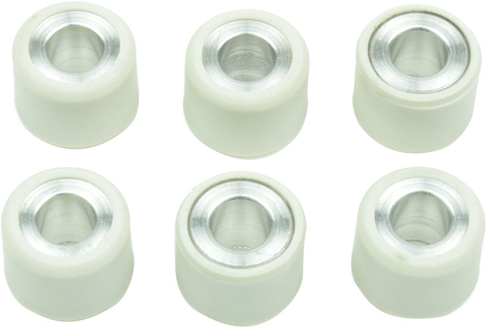 Athena Drive Clutch Roller Kit with 6 rollers, 16x13mm size, 5.5 grams, for automotive clutch assembly, in a close-up view.