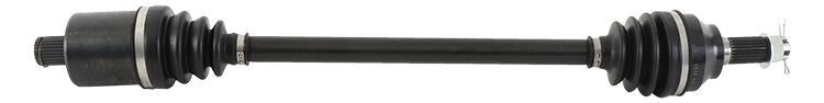 All Balls 8 Ball Extreme Axle Rear Drive component showing a close-up of the black metal axle with branding details.
