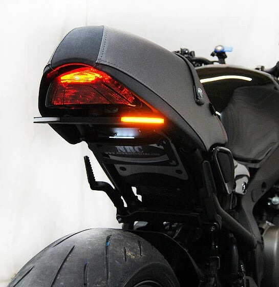 New Rage Cycles Fender Eliminator for Yamaha YZ 565-0112, motorcycle body part with sleek design and mounting hardware.