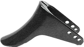 SP1 throttle lever in polished finish, designed for motorcycle control, showcasing its sleek lever and mounting hardware.