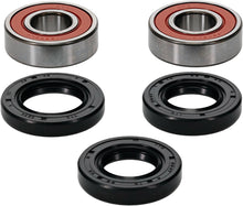 Load image into Gallery viewer, Pivot Works premium drive wheel bearing kit 22-51215P with metal bearings and seals for motorcycle wheel replacement.