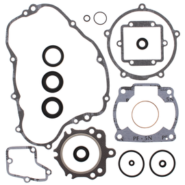 Vertex Complete Gasket Set with Oil Seals showing various gaskets and seals for engine repair or replacement.