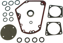 Load image into Gallery viewer, James Gasket cam change gasket kit with metal core, includes seals and components for engine maintenance, part number 25225-93-Kx.