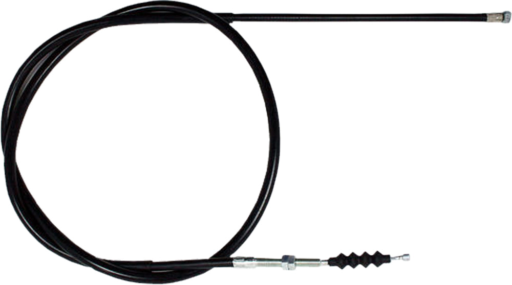 Motion Pro black vinyl clutch cable 70-2172 for motorcycle hydraulic control lines, showing the cable and connectors.