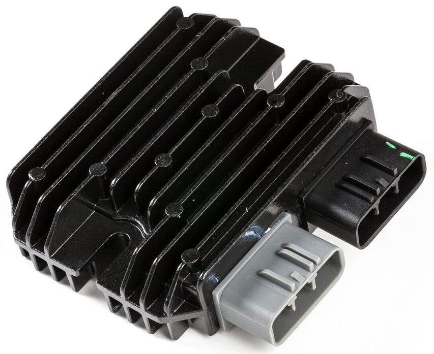 Ricks Motorsport Electric regulator and rectifier for motorcycle electrical systems, shown on a white background.