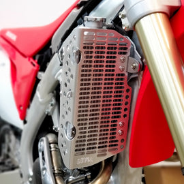 Devol Aluminum Radiator Guard 60-5023 showing a sturdy, lightweight protective guard for vehicle radiators.