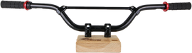 ODI Grips Crossbar with Clamps in gloss black, motorcycle handlebar accessory, durable and secure for bike handlebars