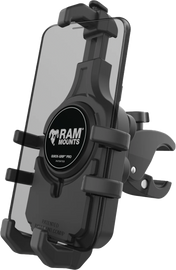 Ram Quick-Grip Pro low-profile mount with vibe-safe feature, designed for secure accessory attachment and easy positioning.