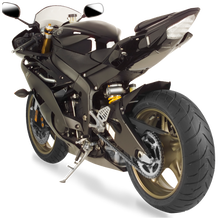 Load image into Gallery viewer, Hotbodies Racing white Yamaha YZF-R6 ABS undertail kit showing sleek rear tail section with branding and mounting details