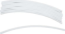 Load image into Gallery viewer, White 18-inch Fire Power gas cap vent hose, 10-pack, flexible automotive ventilation hose with secure fittings
