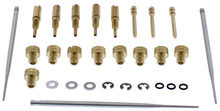 Charger l'image dans la galerie, All Balls HSR 48 Jet Kit with multiple small jets arranged in plastic packaging, designed for motorcycle carburetor tuning.