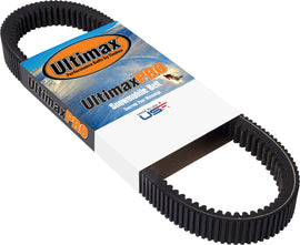 Ultimax Pro Drive Belt 22-140-5157U4, black rubber belt with reinforced edges, designed for engine drive systems.