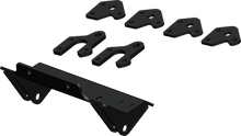Load image into Gallery viewer, KFI Products plow mount bracket for Kawasaki models, sturdy metal construction shown installed on a vehicle frame.