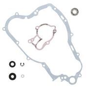 Vertex Water Pump Rebuild Kit for engine, includes various gaskets and parts, shown laid out on a white background.