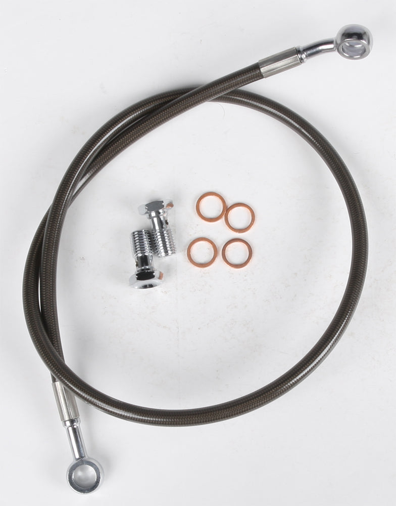 Streamline rear brake line for Yamaha, smoke-colored, model 170-1234, designed for enhanced motorcycle braking performance.