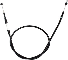 Motion Pro black vinyl clutch cable 70-2550 for motorcycle hydraulic control lines, showing the cable's durable black vinyl coating.