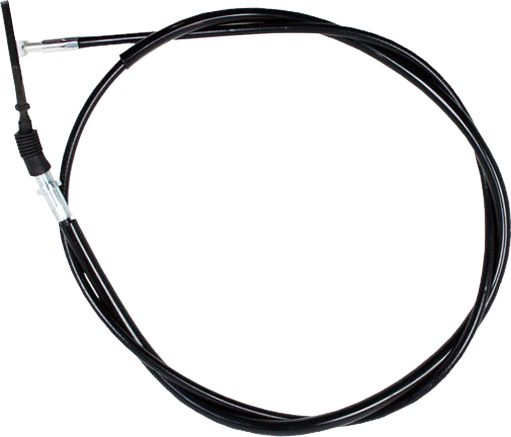 Black vinyl rear hand brake cable by Motion Pro for motorcycle, featuring durable cable and hydraulic control line components.