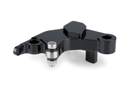 Black PUIG clutch lever adaptor for Husqvarna KTM motorcycles, designed for easy installation and improved clutch control.