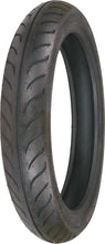 Load image into Gallery viewer, Shinko Tire 611 Series front motorcycle tire Mount 90-16 with bias ply construction and 71H load rating, shown on a wheel.
