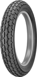 Dunlop K180 front off-road tire with 130/80-18 size, bias ply construction, off-road tread pattern, mounted on wheel.