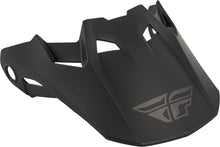 Load image into Gallery viewer, Fly Racing Formula CC solid helmet visor in matte black for youth-small size, designed for Fly Racing motorcycle helmets.