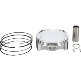 Vertex forged big bore piston kit with 103.96mm diameter and +5.00mm compression for high-performance engine rebuild.