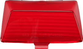 HardDrive rear fender tip light replacement lens in red, designed for HardDrive motorcycle or vehicle fender.
