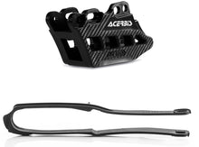 Load image into Gallery viewer, Acerbis black chain guide slider kit with metal and plastic components for motorcycle chain protection and smooth operation.